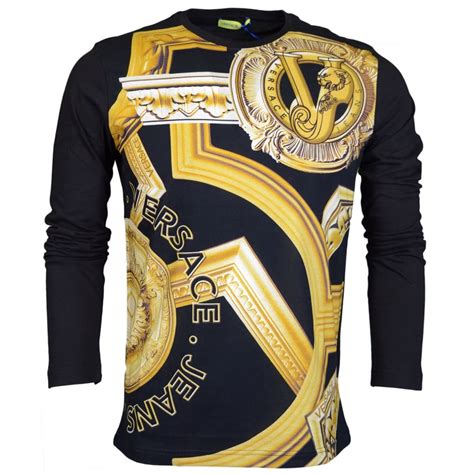 versace jeans long sleeve t shirt|versace jeans couture online shop.